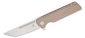 K2038T1 Couteau Kansept Anomaly Bronze Titane Lame Acier CPM-S35VN Tanto IKBS - Livraison Gratuite