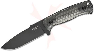 KA7700 KA-BAR Les George Cool Name USA – Couteau Fixe Drop Point | Lame 1095 Cro-Van Noire | Manche Polycarbonate Etui - Livraison Gratuite