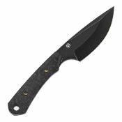 KG006A1 Kansept Flank – Couteau Fixe Lame Acier D2 Black Manche Shred Carbon Fiber Etui Kydex – Livraison Gratuite
