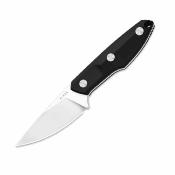 KI1087A1 Kizer Splinter – Couteau à lame fixe Acier AEB-L Satin Manche Black Sculpted G10 Housse kydex - Livraison Gratuite