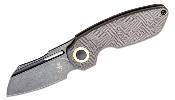 KI3569A2 Couteau Kizer October Titane Lame Acier CPM-20CV BLK IKBS - Livraison Gratuite