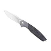 KI4572A1 Couteau Kizer Grazioso Titane/FCarbone Lame Acier CPM-20CV IKBS - Livraison Gratuite