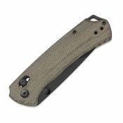 KIV34902CA1 Kizer T1 CD Clutch Lock – Couteau pliant lame Nitro-V manche Norplex Ultrex Micarta brun, clip deep carry réversible – Livraison Gratuite