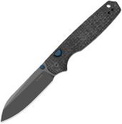 KIV3789BSA1 — Couteau Pliant Kizer Cutlery Pokiman Button Linerlock Gray Lame Acier AEB-L PVD Gris Sheepsfoot Manche Plaquettes Micarta Gris Clip de Poche Livraison Gratuite