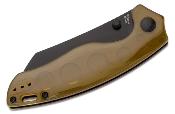 KIV4593C6 Couteau Kizer Towser K Yellow Lame Black Acier 154CM IKBS - Livraison Gratuite