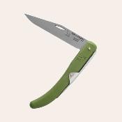 KO02580 Okapi – Couteau Pliant Lame Acier N690 Satin Clip Point Manche OD Green GFN Slip Joint – Livraison Gratuite