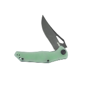 KUB149H Couteau Kubey Phemius Jade Lame Acier 14C28N Blk IKBS - Livraison Gratuite