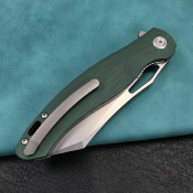 KUB239K Couteau Pliant Kubey Drake Green Lame Tanto Acier AUS-10 Pivot Roulements à Billes Linerlock - Livraison Gratuite