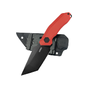 KUB382B Couteau Fixe Kubey Yokai Red Lame Tanto Acier 14C28N Etui Kydex - Livraison Gratuite