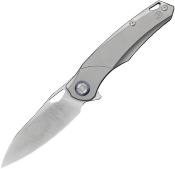 KUNK704 Couteau Kunwu Knives Zen Lame Acier Elmax Manche Titane IKBS - Livraison Gratuite