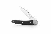 LSTJK2GBK LionSteel Jack JK2 GBK – Couteau pliant Lame Acier M390 Clip Point Manche G10 Noir Mitres Titane Italy - Livraison Gratuite