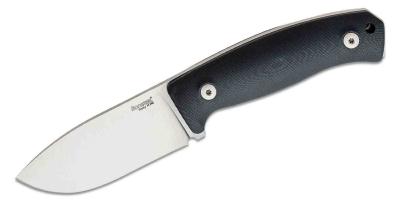 LSTM2MGBK Couteau LionSteel M2 Hunter Lame Acier M390 Black G10  Etui Cuir Made Italy - Livraison Gratuite