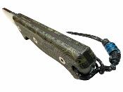 MAR122 Couteau Ergo R4A Pro "Ready 4 Action" | Lame Drop Point Acier D2 | Manche OD Green G10 Labyrinth Housse Kydex - Livraison Gratuite