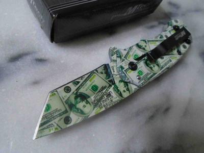 MTA1189C Couteau Mtech Money A/O Lame Tanto 3Cr13 - Livraison Gratuite