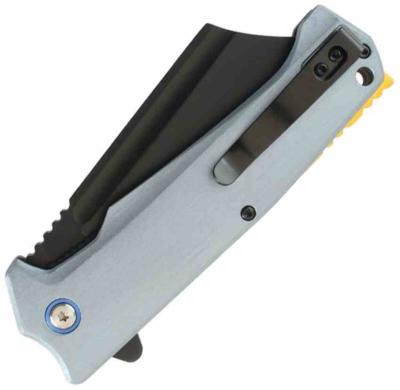 MTA2047BL MTech Linerlock A/O Blue – Couteau de Poche Cleaver Lame Acier 3Cr13MoV Black Manche Aluminium Bleu – Livraison Gratuite