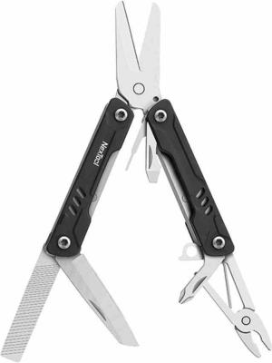 NTL20237 Outils multifonctions 10-en-1 NexTool Mini Sailor Scissors MultiTool Manche Aluminium Noir - Livraison Gratuite