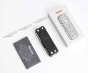 NTL20287 Outils multifonctions 9-en-1 NexTool E1 Pocket Tool Manche Aluminium Noir - Livraison Gratuite