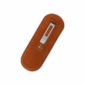 QS130BPE1 Couteau QSP Baby Penguin  | Lame fixe 14C28N Manche Fcarbone violet Housse cuir - Livraison Gratuite