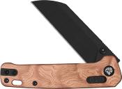 QS130GLF2 QSP Penguin  – Couteau Pliant Glyde Lock, Lame Sheepfoot 14C28N PVD, Manche G10 Cuivre - Livraison Gratuite