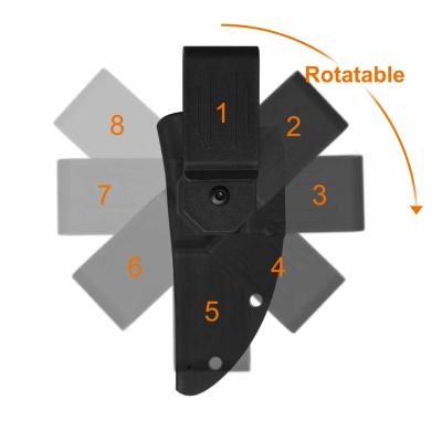 QS166A2 Couteau QSP Viper Clip Point Lame Acier 10Cr15MoV Manche G10 Noir Housse Kydex - Livraison Gratuite