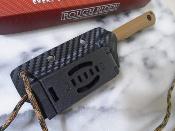RR2709 Rough Ryder Skinner Brown G10 – Lame Upswept Acier 440 Manche G10 Brun Étui Kydex - Livraison Gratuite