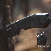 RS3552BM Real Steel Receptor - Lame Acier 14C28N Manche Micarta Black Etui Kydex - Livraison Gratuite