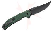 S250381 Sencut Vornix Teal Green | Lame Clip Point Acier 9Cr18MoV | Manche G10 | Liner Lock | Roulement Céramique  - Livraison Gratuite