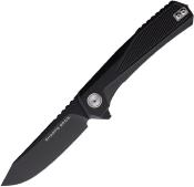 SBKF08BLK Couteau Pliant Sharps Bros. Meanstreak Lame S35VN Acier Black Manche Black Titane Sécurité Frame Lock - Livraison Gratuite