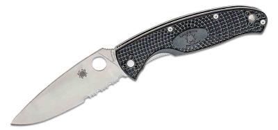 SC142PSBK Couteau Spyderco Resilience Combo Lame Acier 8Cr13MoV Satin - Livraison Gratuite