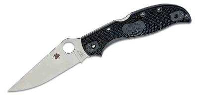 SC258PBK Couteau Spyderco Stretch 2 XL Plain Lame Acier VG10 Made Japan - Livraison Gratuite