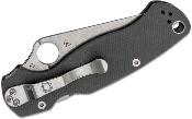 SC81GPDGY2 Couteau Spyderco Paramilitary 2 Dark Gray G10 Lame Acier Maxamet Satin Made USA - Livraison Gratuite