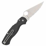SC81SBK2 Couteau Spyderco Paramilitary 2 Lightweight | Lame Acier CTS-BD1N Satin | Manche FRN Noir | Compression Lock | Livraison Gratuite