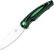 SHI9061GM Couteau Shieldon Bulbasaur Lame Sandvik 14C28N Manche G10 IKBS - Livraison Gratuite