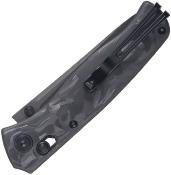 SRM255LFB2 SRM Medal 255L-CB2 - Couteau Pliant - Lame Acier Laminé 140Cr - Manche en Fibre de Carbone - Clip Ambidextre - Livraison Gratuite