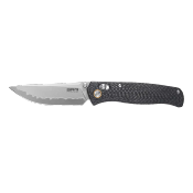 SRM255LFB2 SRM Medal 255L-CB2 - Couteau Pliant - Lame Acier Laminé 140Cr - Manche en Fibre de Carbone - Clip Ambidextre - Livraison Gratuite