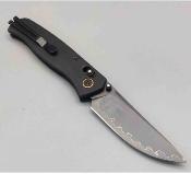SRM255LMB2 SRM Medal 255L-MB – Couteau Pliant Ambi Lock Lame Drop Point 140Cr Laminé Manche Micarta Black Ambi Lock - Livraison Gratuite