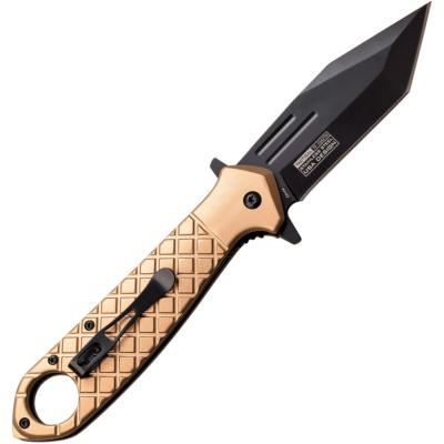 TF1042TN Couteau Semi AUtomatique Tac Force Tactical Tan A/O Lame Tanto Acier 3Cr13 - Livraison Gratuite