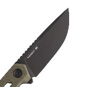 TKTX1RODMC Couteau Fixe Tekto Knives X1 Atlas Lame Acier CPM MagnaCut Manche G10 Vert OD Étui Kydex USA - Livraison Gratuite