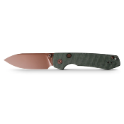 VOSA2907 Couteau Vosteed Raccoon Top Liner Lock Lame Drop Point Acier 14C28N Manche Micarta Green - Livraison Gratuite