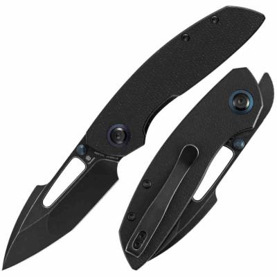 B1068A4 Couteau Tenable Link | Lame Harpoon Acier 14C28N Blk | Manche Black G10 Liner Lock - Livraison Gratuite