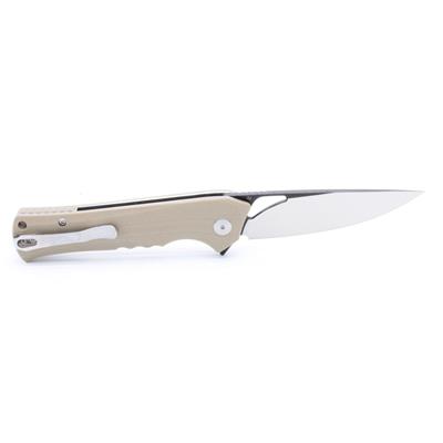 Couteau Bestech Knives Muskie Beige Lame Acier D2 Satin/Black BTKG20C2 - Livraison Gratuite
