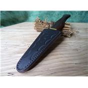 Couteau Dague Scottish Dirk Sheffield Sgian Dubh Acier Carbone Manche Bois Made In England SHE013 - Free Shipping