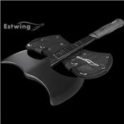 Hache Tomahawk Estwing Black Eagle Double Bit Axe Acier Forgé Manche ABS Etui Nylon Made USA ESEBDBA - Free Shipping