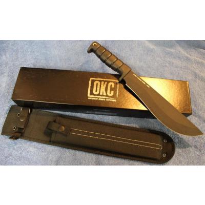 Couteau de Combat Ontario SP-53 Bolo Lame Acier 5160 Manche Kraton Etui Nylon Made USA ON8689 - Free Shipping