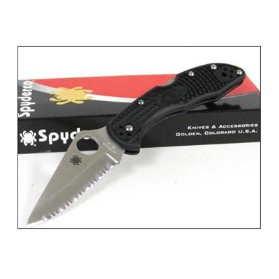 Couteau SPYDERCO DELICA 4 Serrated SC11SBK Japan VG10