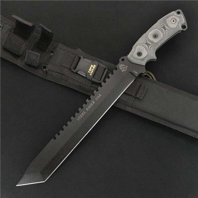 Couteau de Survie Machette Tops Steel Eagle Carbone 1095 Tops Knives Made In USA TP111A - Free Shipping