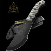 Couteau De Survie Tops Tom Brown Tracker Lame Acier Carbone 1095 Manche Micarta Etui Kydex Made In USA TPTBT010RMT - Free Shipping