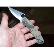 Couteau Spyderco Para Military Digital Camo Acier CPM-S30V Made in USA sc81gpcmo2