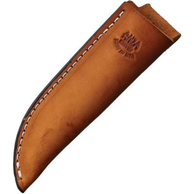 AZJWKR3LJB Couteau Anza LJ Bone Lame Acier Carbone Etui Cuir Made In USA - Livraison Gratuite