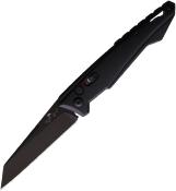 BC1500AIBKB Couteau Automatique Bear & Son Automatic Bold Action XV Black Lame Tanto Reverse Acier 14C28N Made USA - Livraison Gratuite